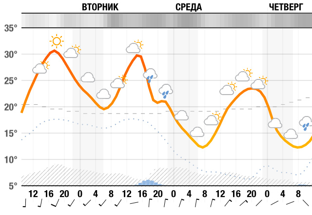 Тридцатиградусная жара ожидается в Комсомольске-на-Амуре