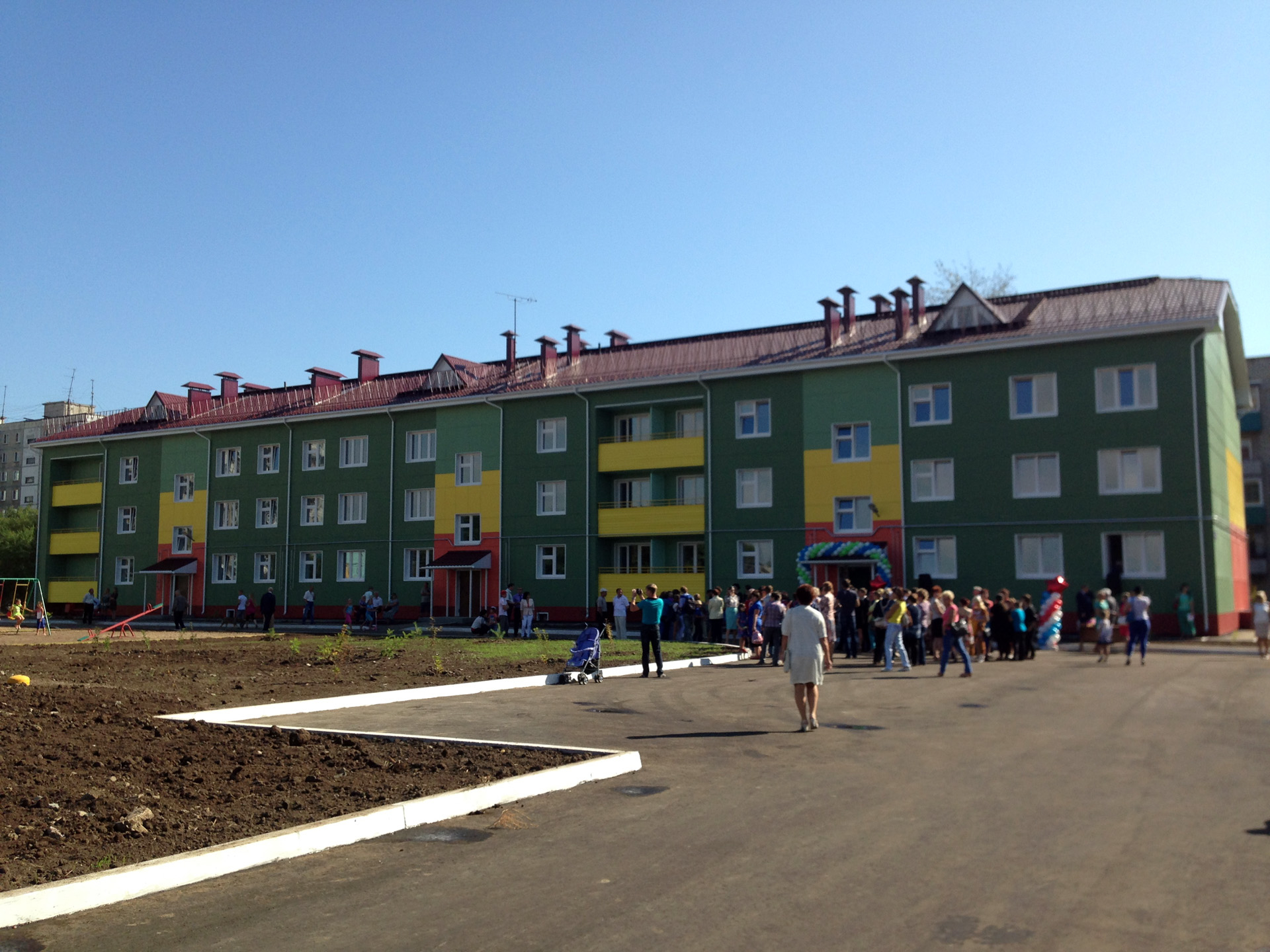 В Комсомольске-на-Амуре сдали два новых дома для подтопленцев (Видео)