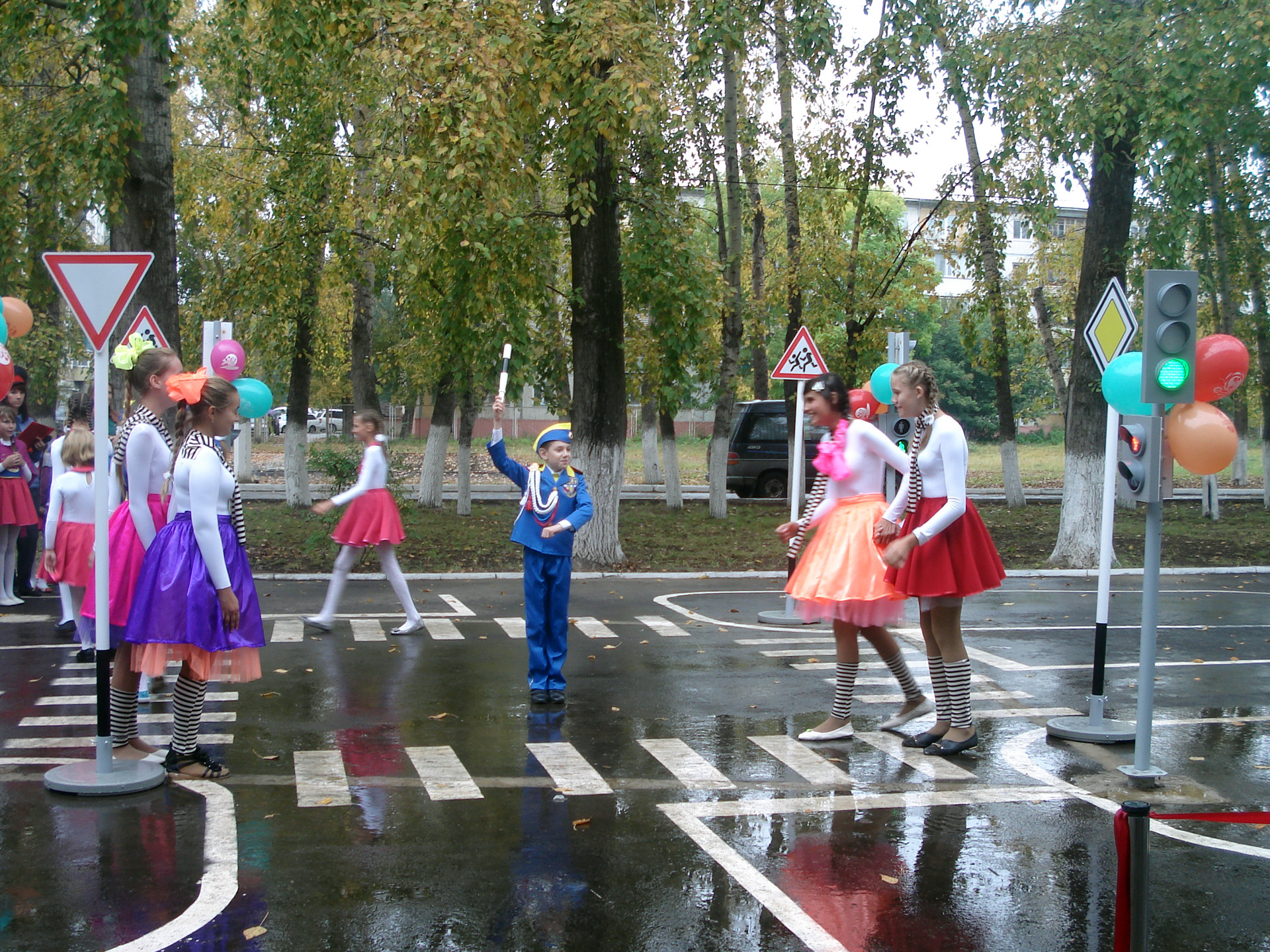 Детский автогородок открыли в Комсомольске-на-Амуре