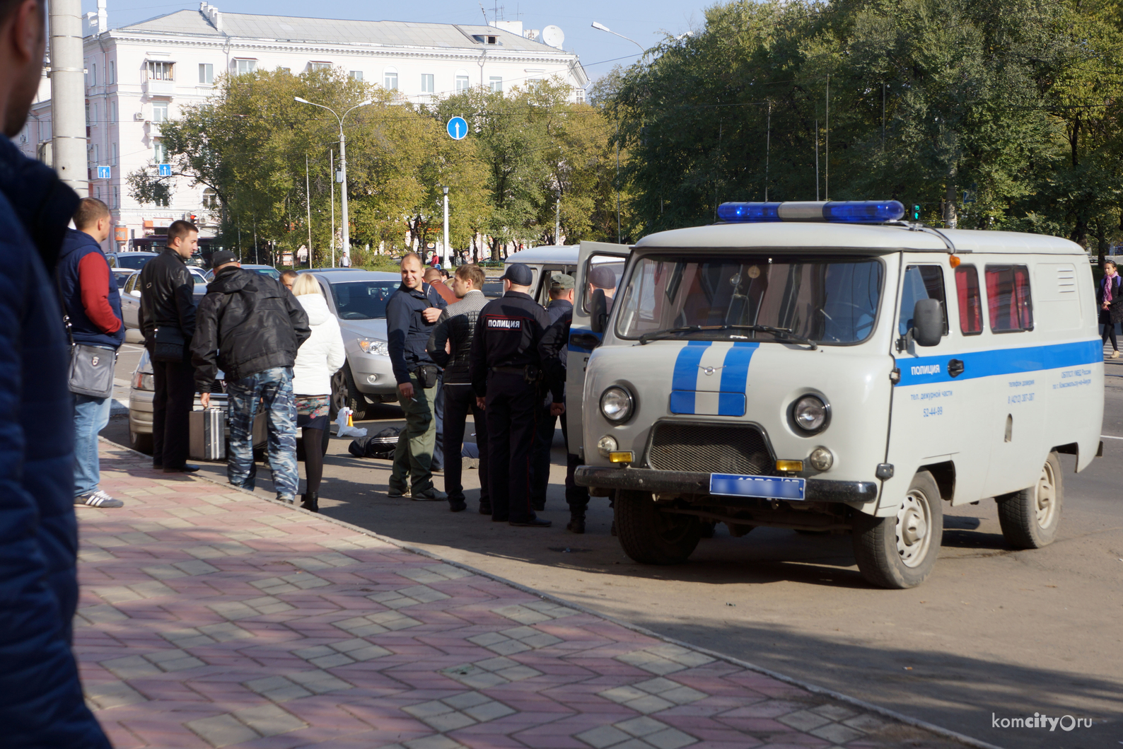 На площади Ленина насмерть сбили человека