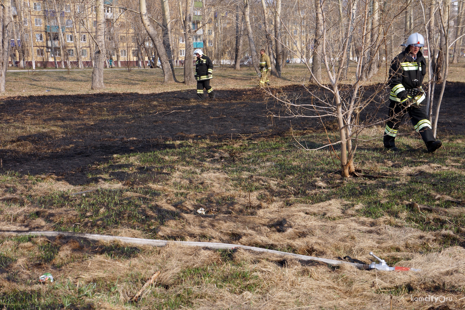 Палы сухой травы стали причиной задымлённости в Комсомольске