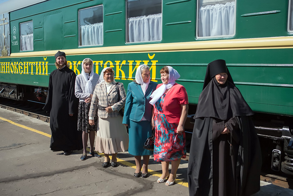 Миссионерский поезд «Святитель Иннокентий Иркутский» вернулся в Комсомольск после поездки по отдалённым населённым пунктам