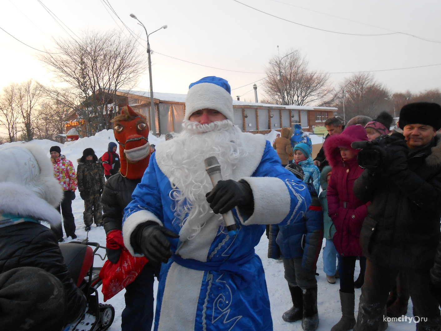 В Силинском парке первым в городе открылся зимний городок