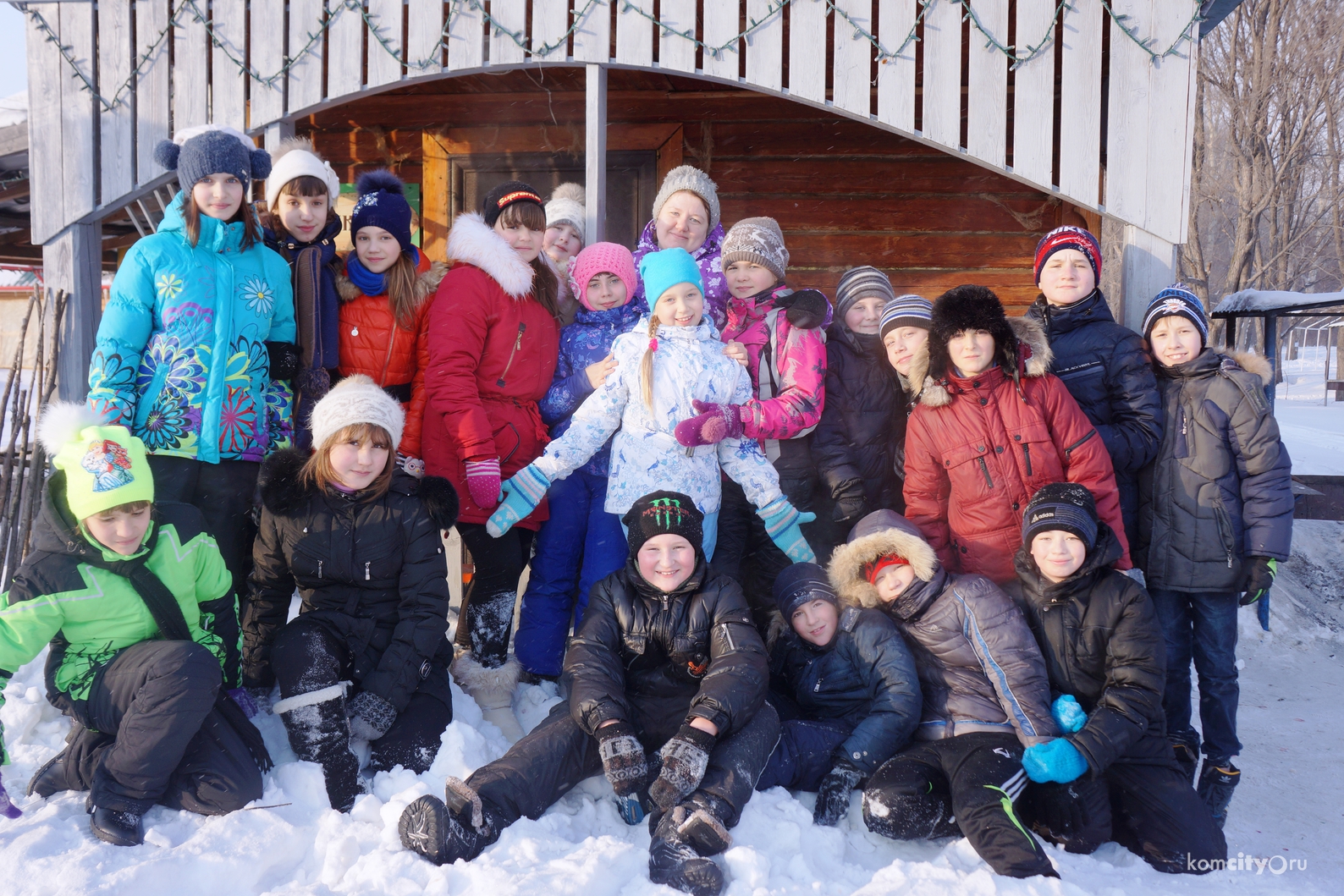 В Силинском парке состоялось новогоднее мероприятия для учащихся школ города