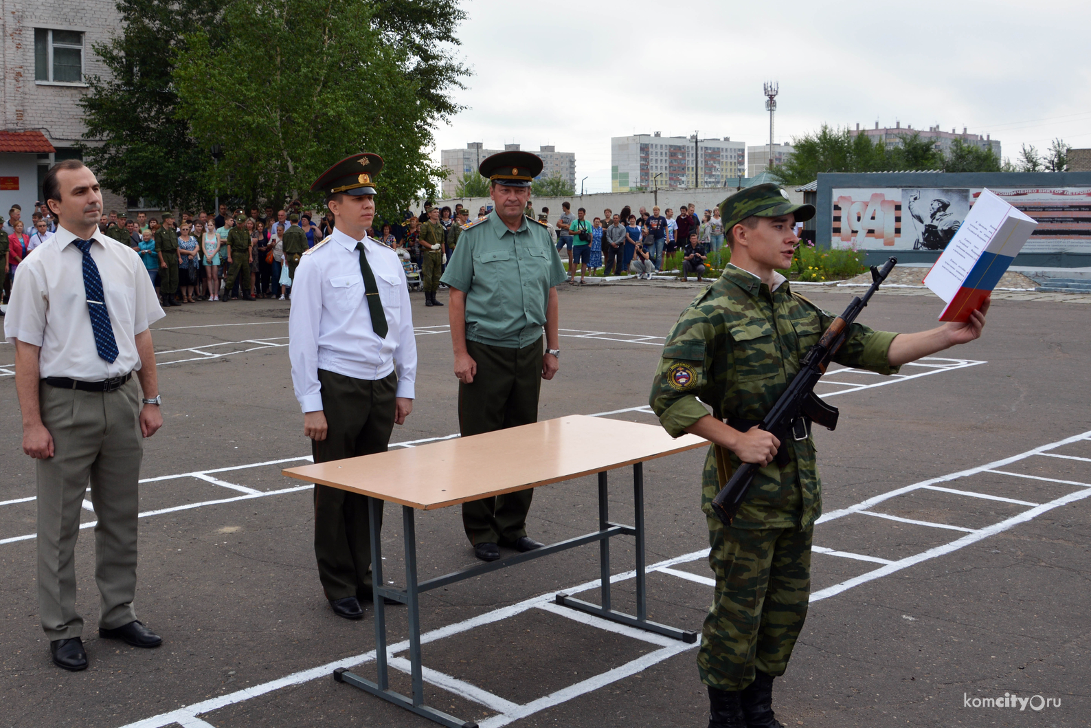 В Комсомольске стартовала весенняя призывная кампания