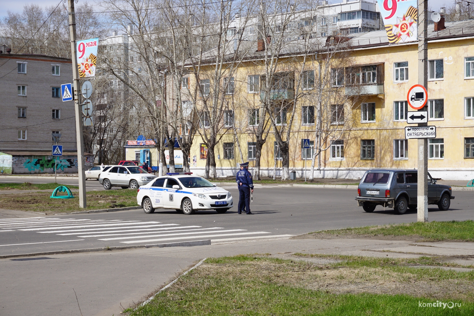 В связи с праздничными мероприятиями в Комсомольске ограничат движение транспорта