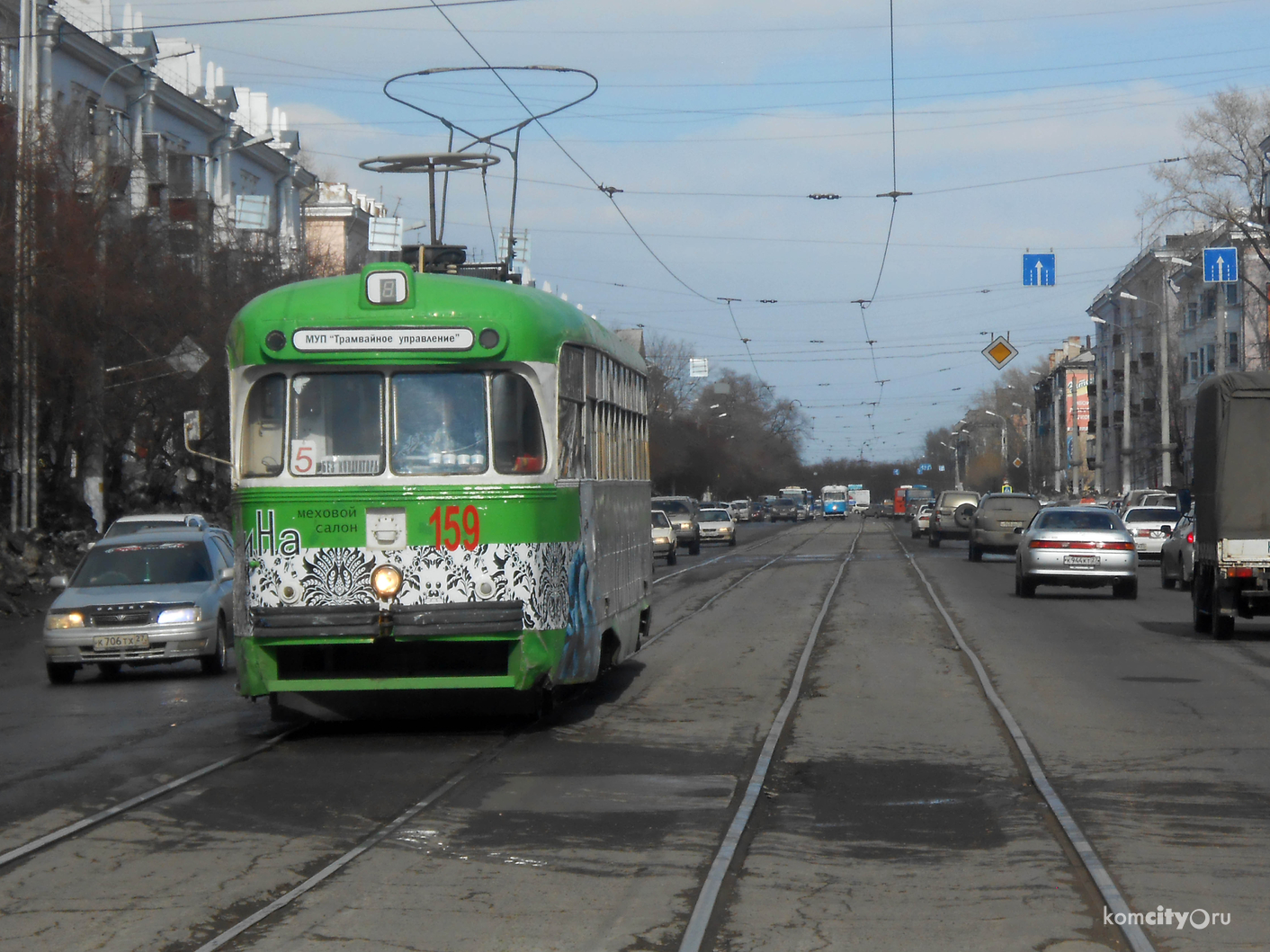 В День города в Комсомольске ограничат движение транспорта и запустят дополнительные трамваи