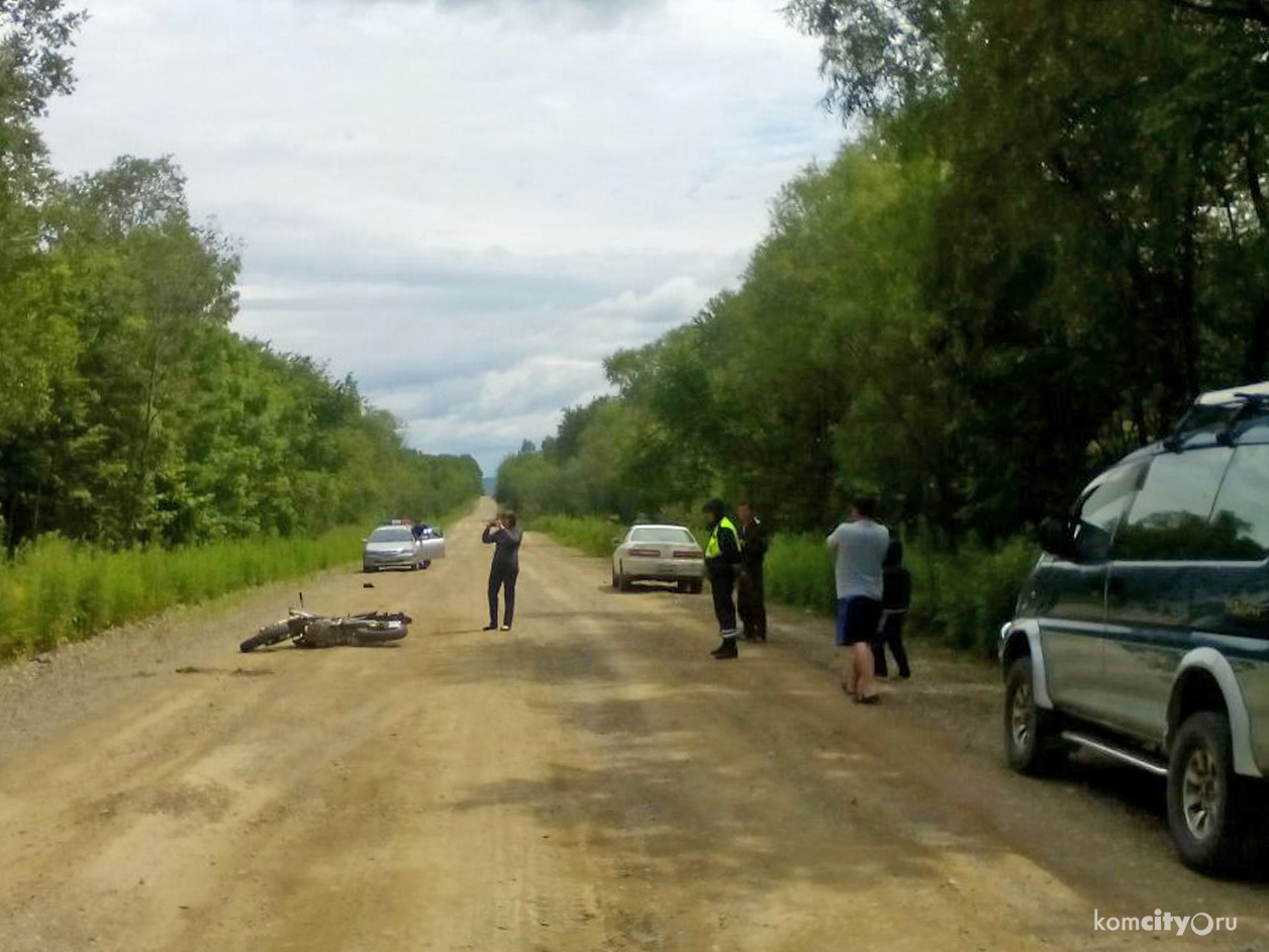 В результате ДТП в Комсомольском районе погиб мотоциклист