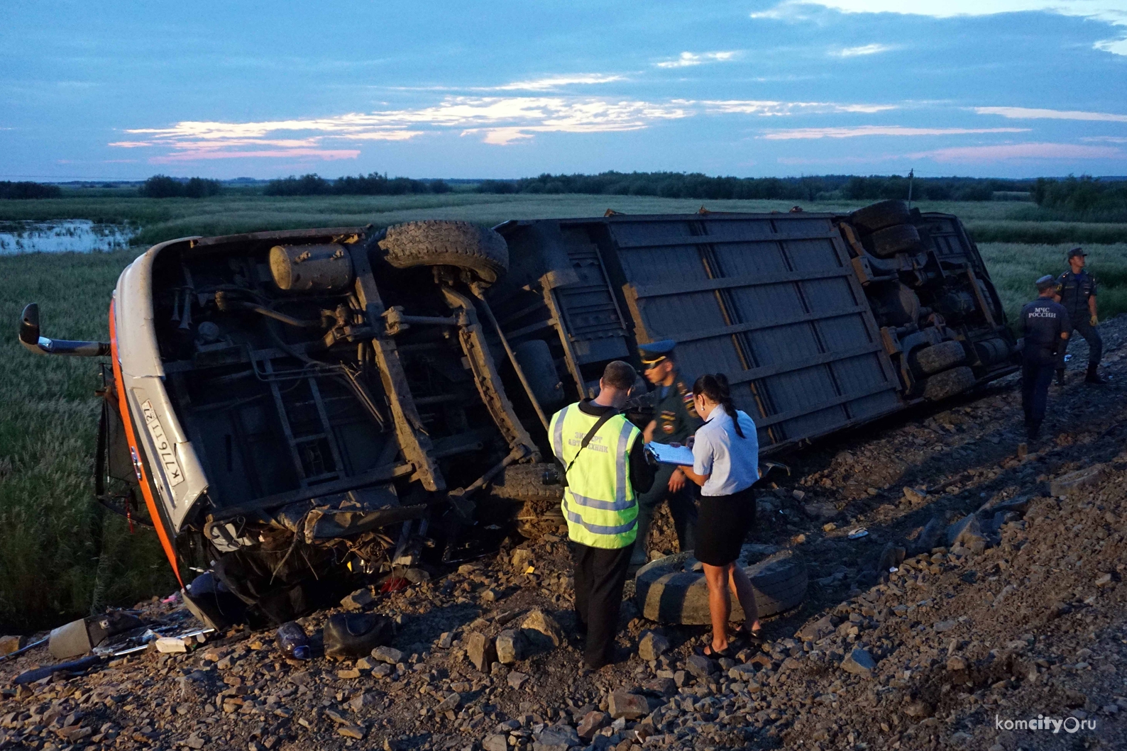 Замначальника Комсомольского линейного отдела транспортной полиции погиб в ДТП на озере Гасси