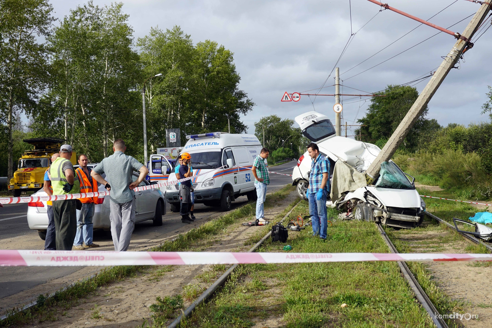 ГИБДД: одна из причин смертельной аварии на Комшоссе — превышение скорости