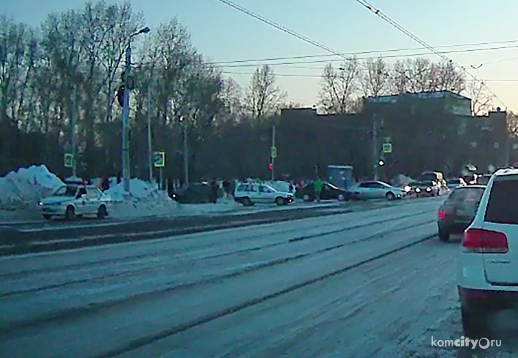 В авариях, случившихся на прошлой неделе на дорогах Комсомольска, пострадало 2 человека