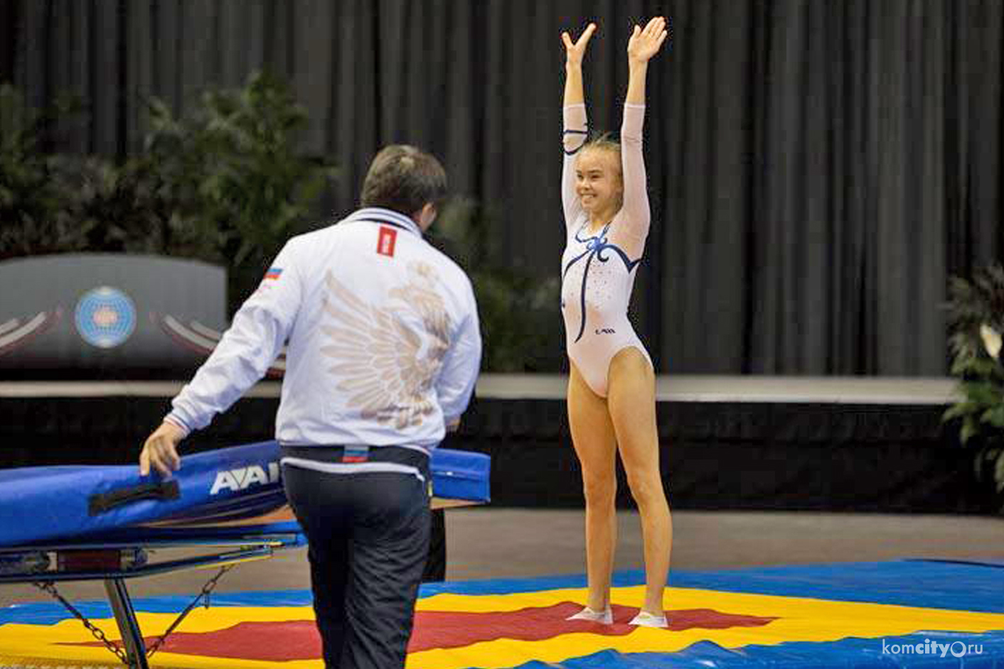 Батутистка Виктория Ходевцева стала победительницей всероссийских соревнований «Надежды России»