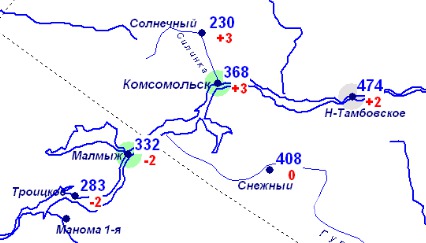 Спасибо дождю: за сутки уровень Амура вырос на 3 сантиметра