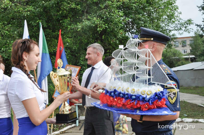 Пожарные ФПС №24 стали победителями спартакиады, посвящённой 80-летию Амурского судостроительного завода