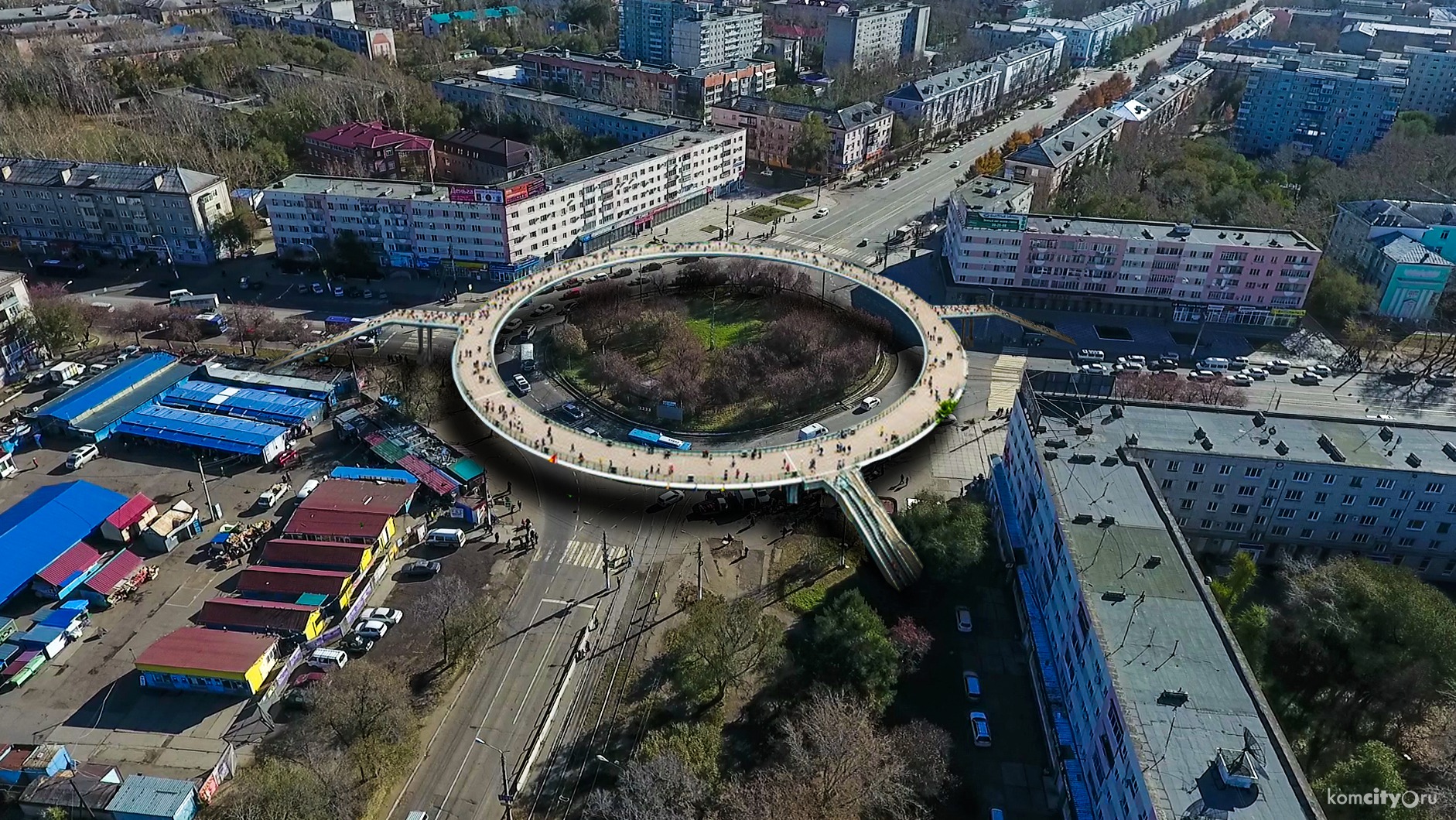 Алюминиевая Ассоциация возведёт пешеходную развязку на площади Металлургов