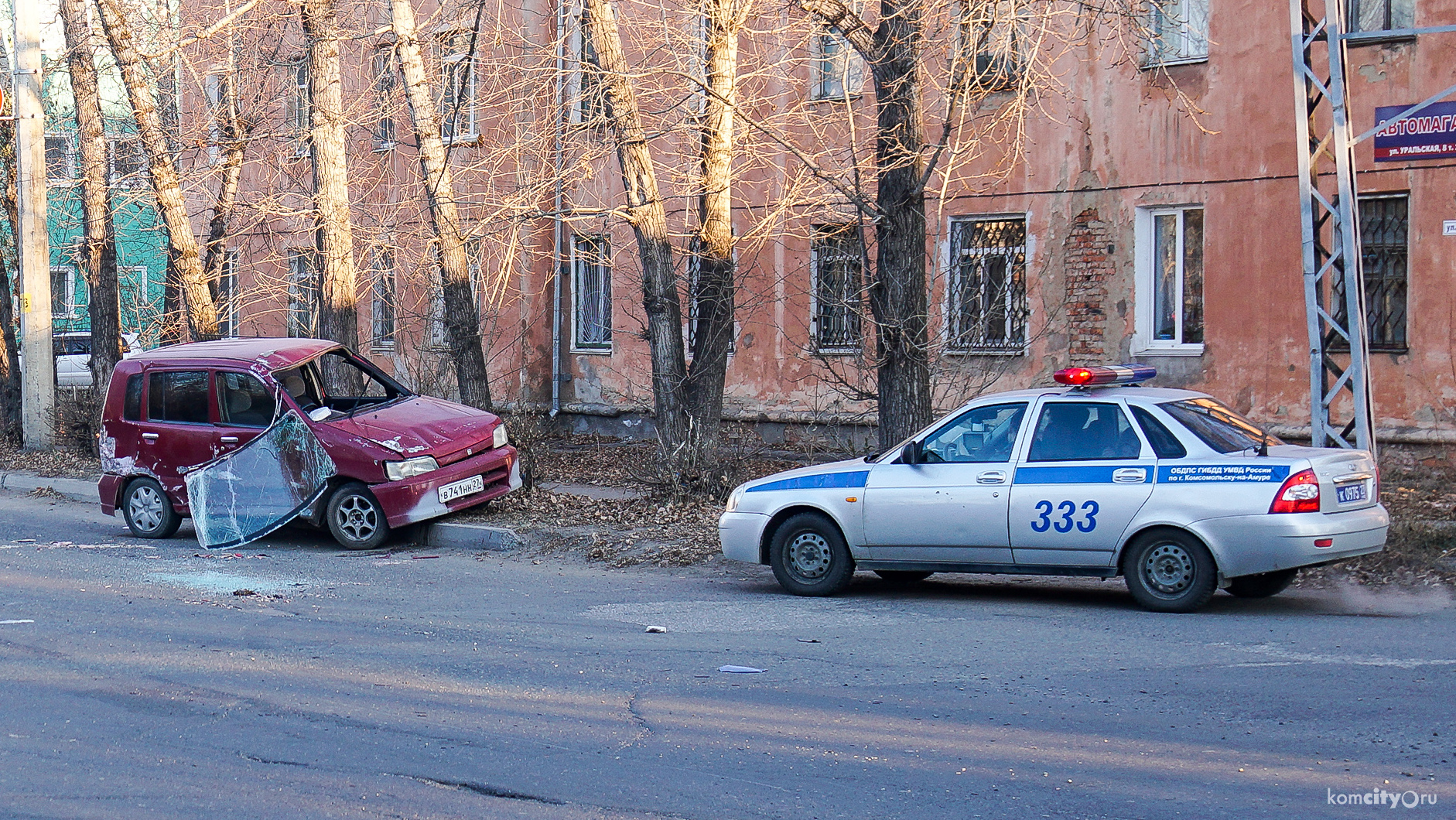 В ДТП с переворотом на Уральской пострадала женщина