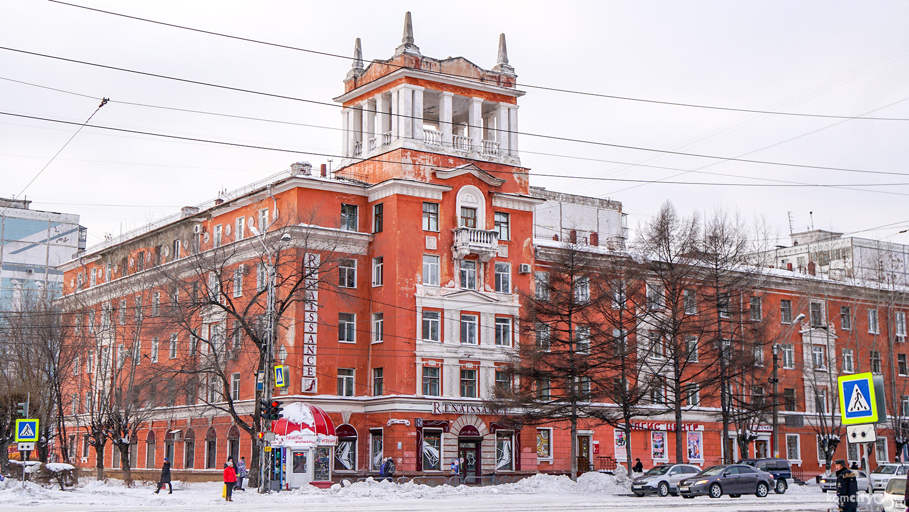 «Дом с башней» на проспекте Мира подсветят ко Дню города