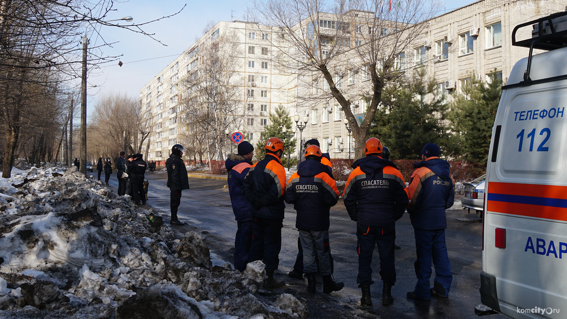 Силовики отработали действия по нахождению «бомбы» в районной администрации