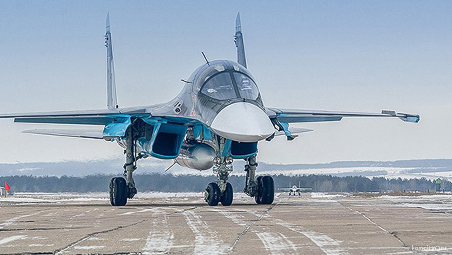 Навыки высшего пилотажа отработали в Хурбе пилоты Су-34