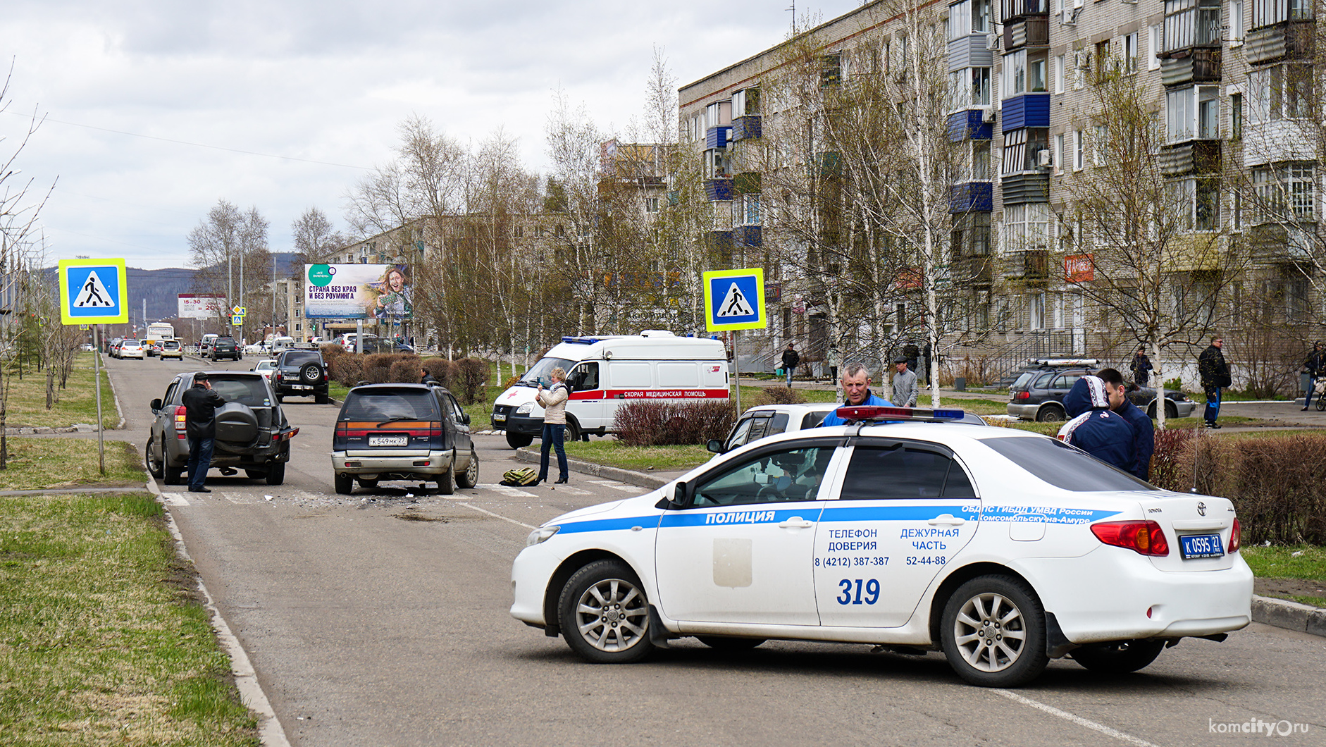 На пешеходном переходе по проспекту Победы сбит человек