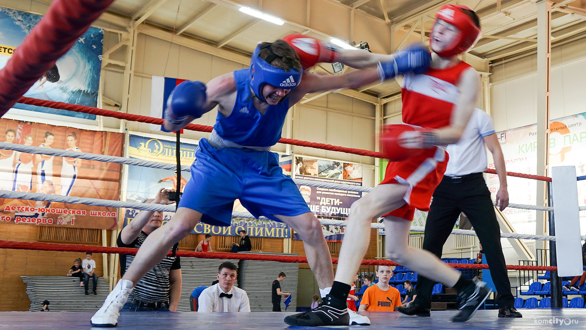 В СК «Орлан» стартовал праздничный боксёрский турнир