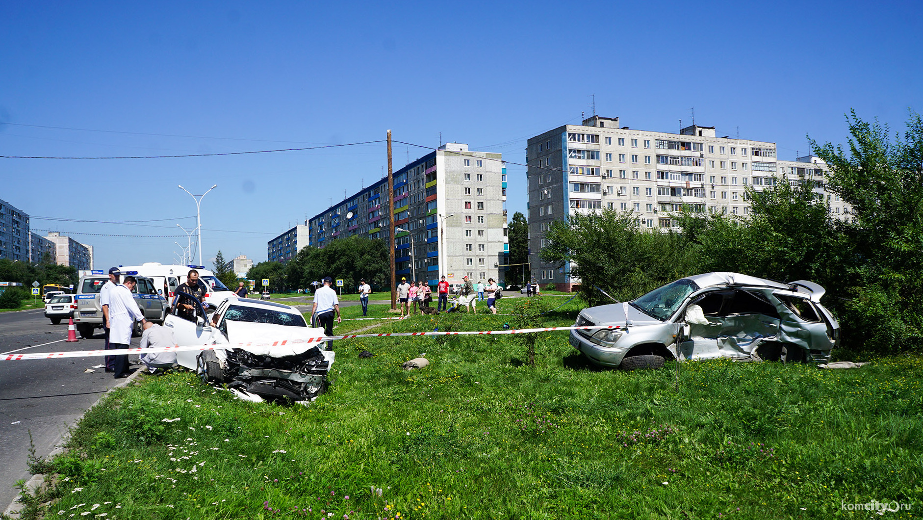 Видео столкновения на пр. Победы — «Лексус» летел на огромной скорости