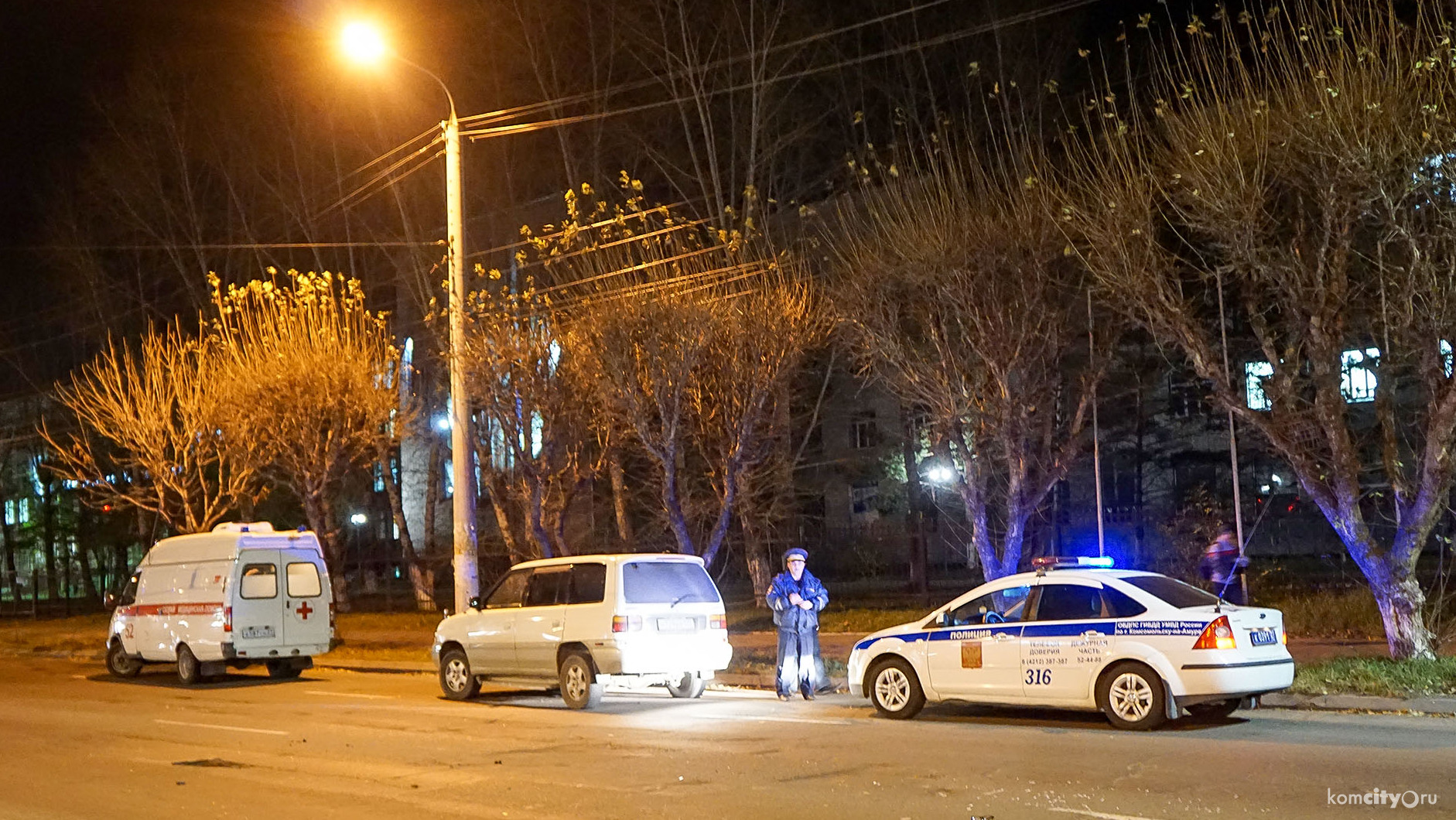 Трёх пешеходов сбили вчера в Комсомольске-на-Амуре