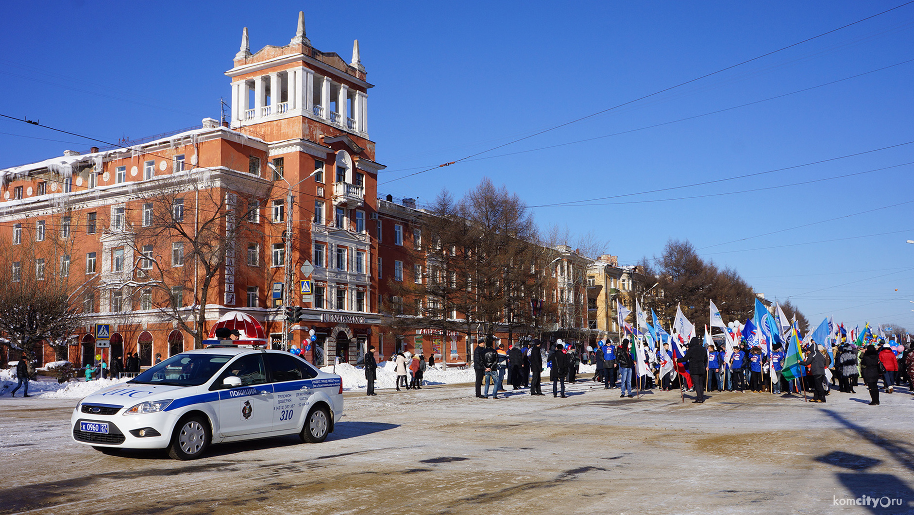 Перед шествием в День народного единства ограничат движение по Мира и Аллее Труда