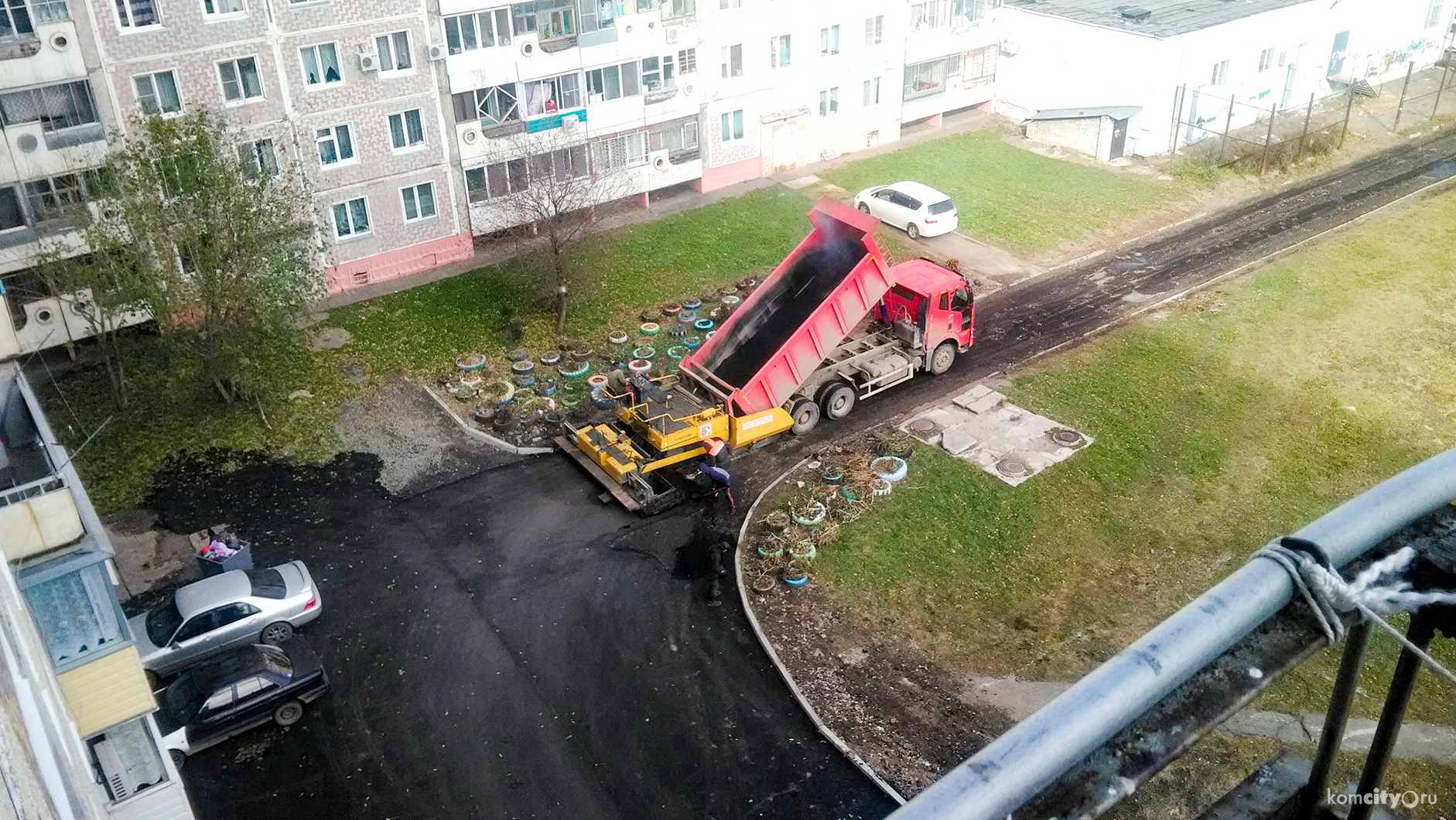 Уличённый в браке подрядчик обязался переделать дефектные работы во дворе на Гагарина 2