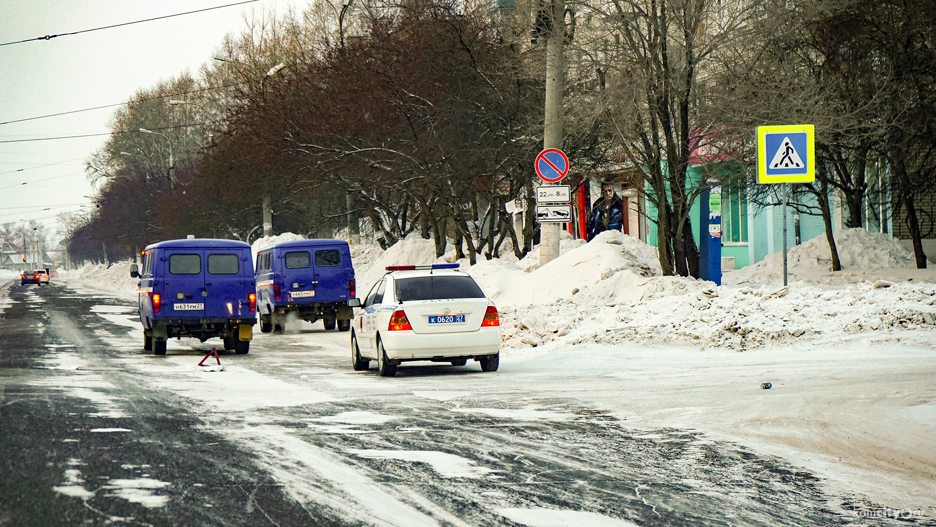 Машина почты сбила женщину на «зебре»