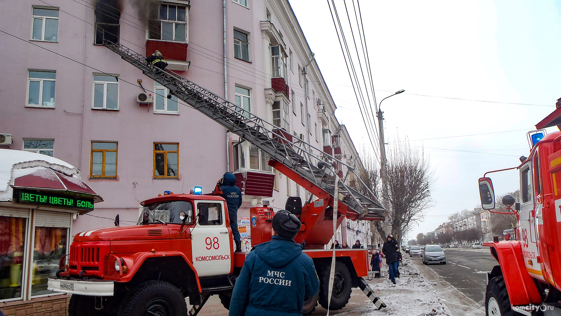 Пожилая женщина погибла в результате пожара на проспекте Ленина