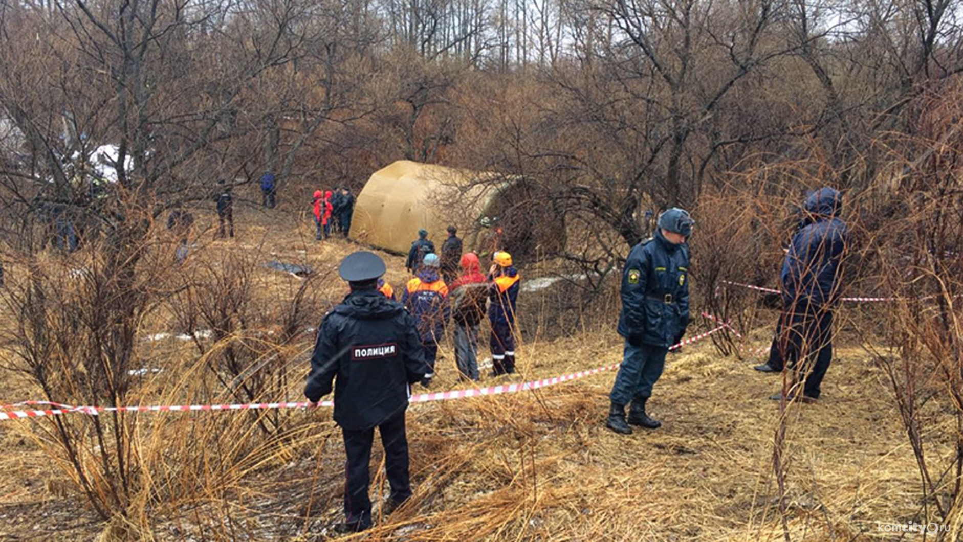 В результате крушения вертолёта в Хабаровске погибло шесть человек