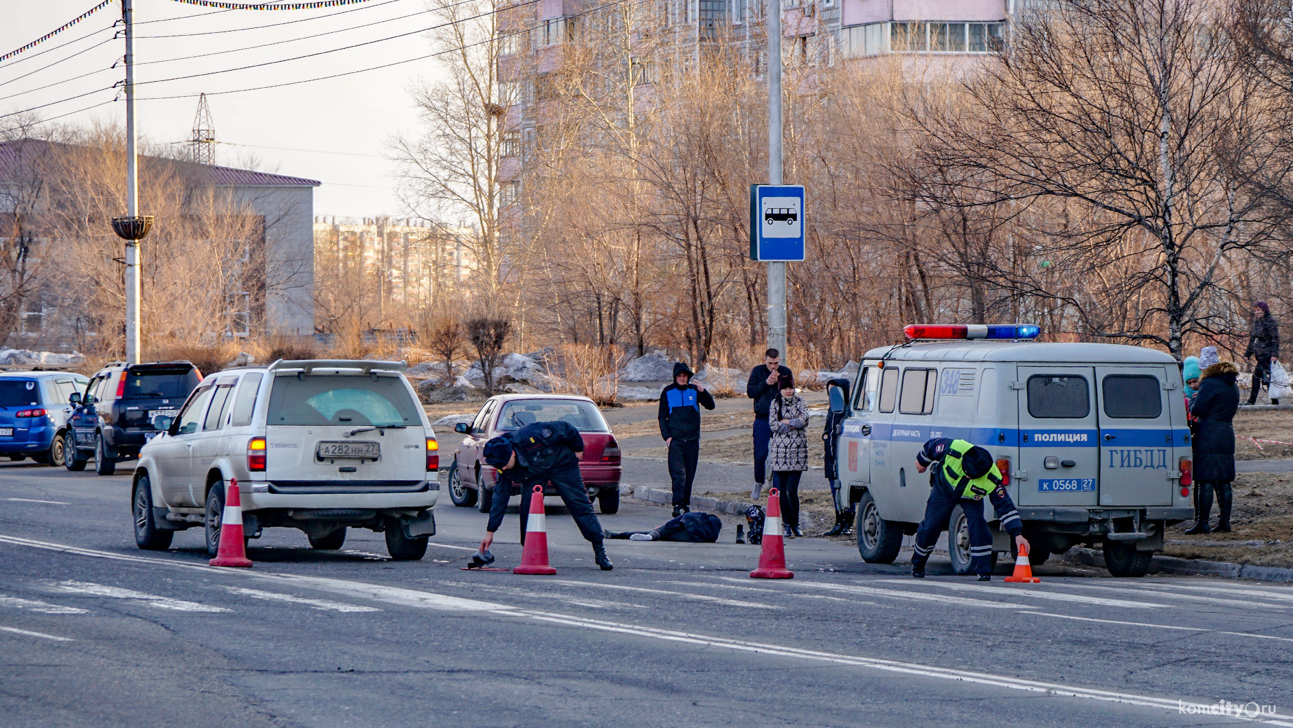 На проспекте Победы сбили девочку-подростка