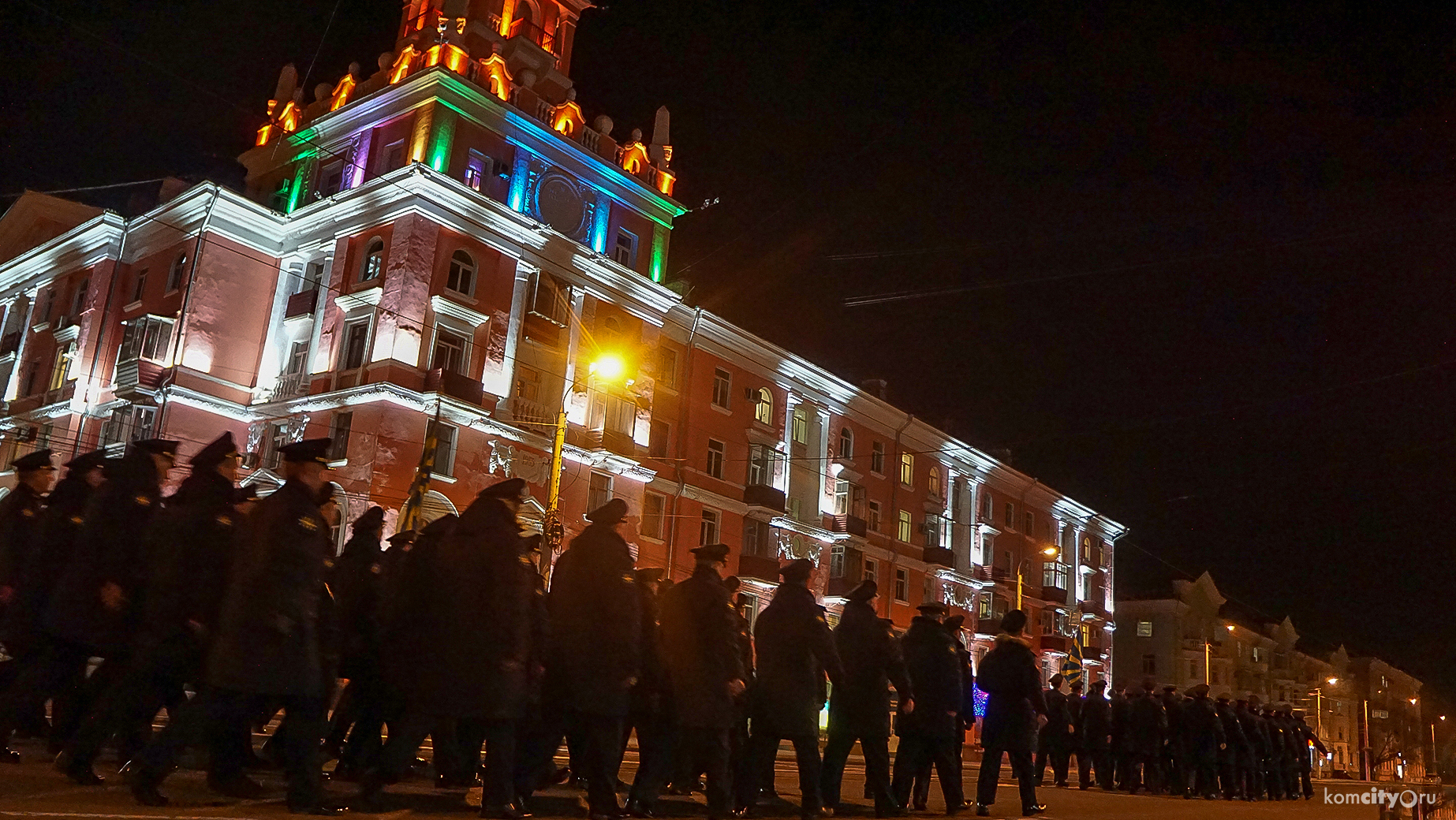 В связи с погодными условиями репетиция «победного шествия» перенесена на завтра