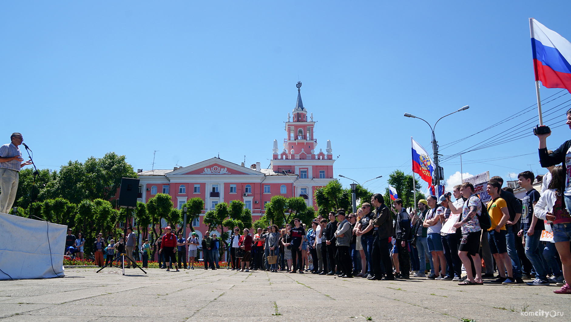 Митинг против повышения пенсионного возраста и цен на бензин пройдёт в воскресенье на площади Ленина