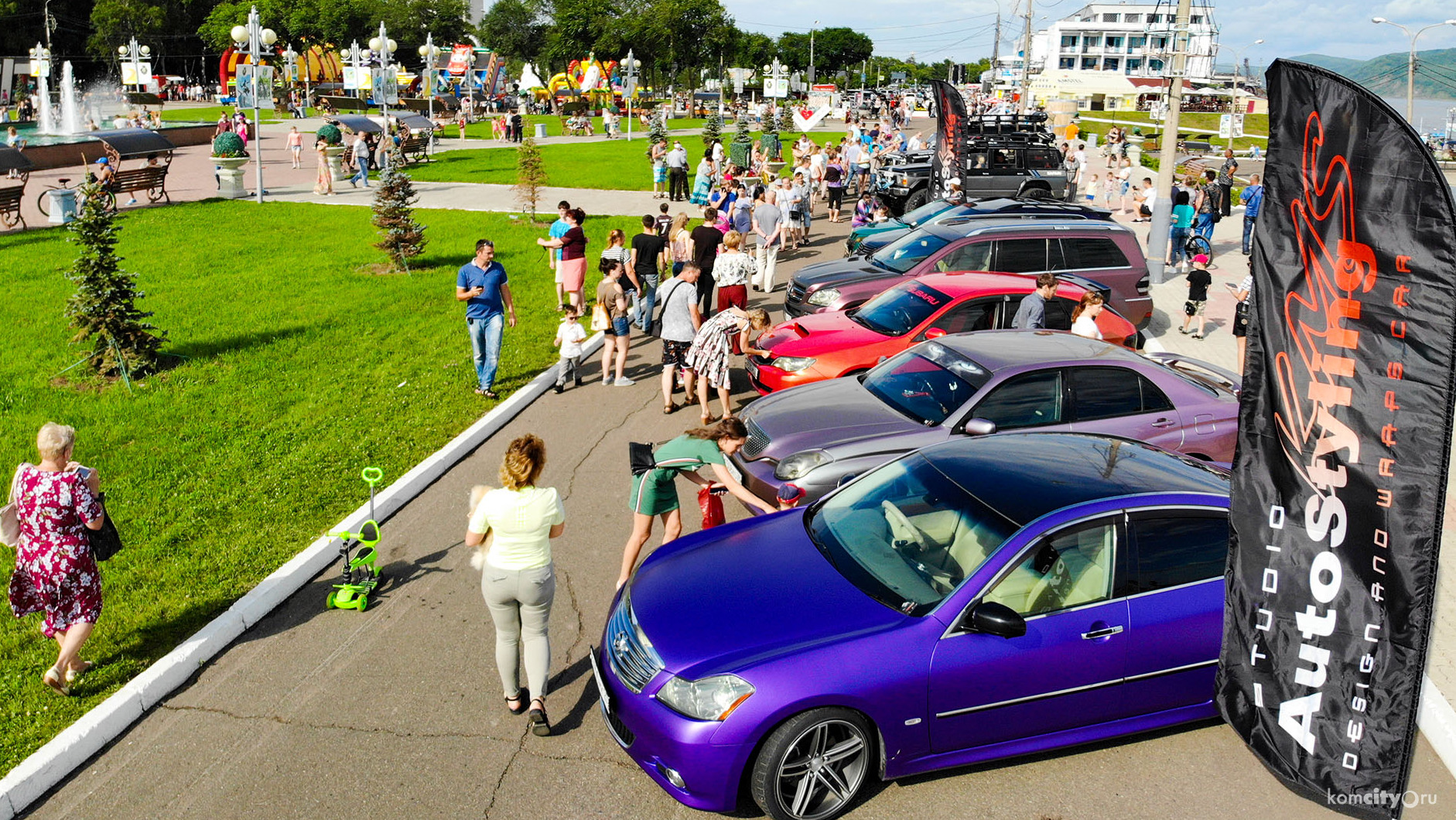 Тюнинг, стайлинг, автозвук — «Amur Motor Show» проходит на Набережной