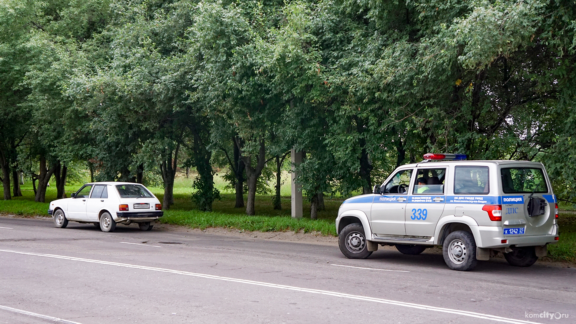 На Дзержинского сбили мальчика, ребёнок отделался ушибами