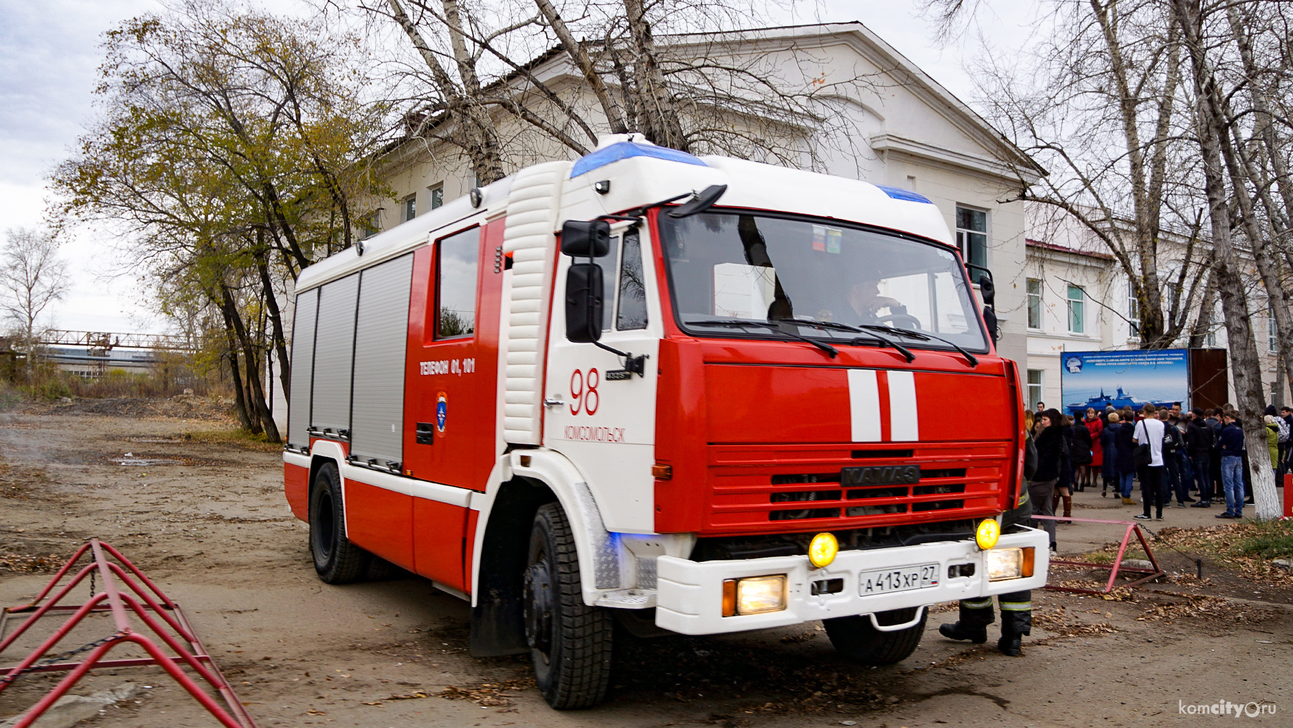 Занятия в Судомеханическом техникуме прервали из-за пожарной тревоги