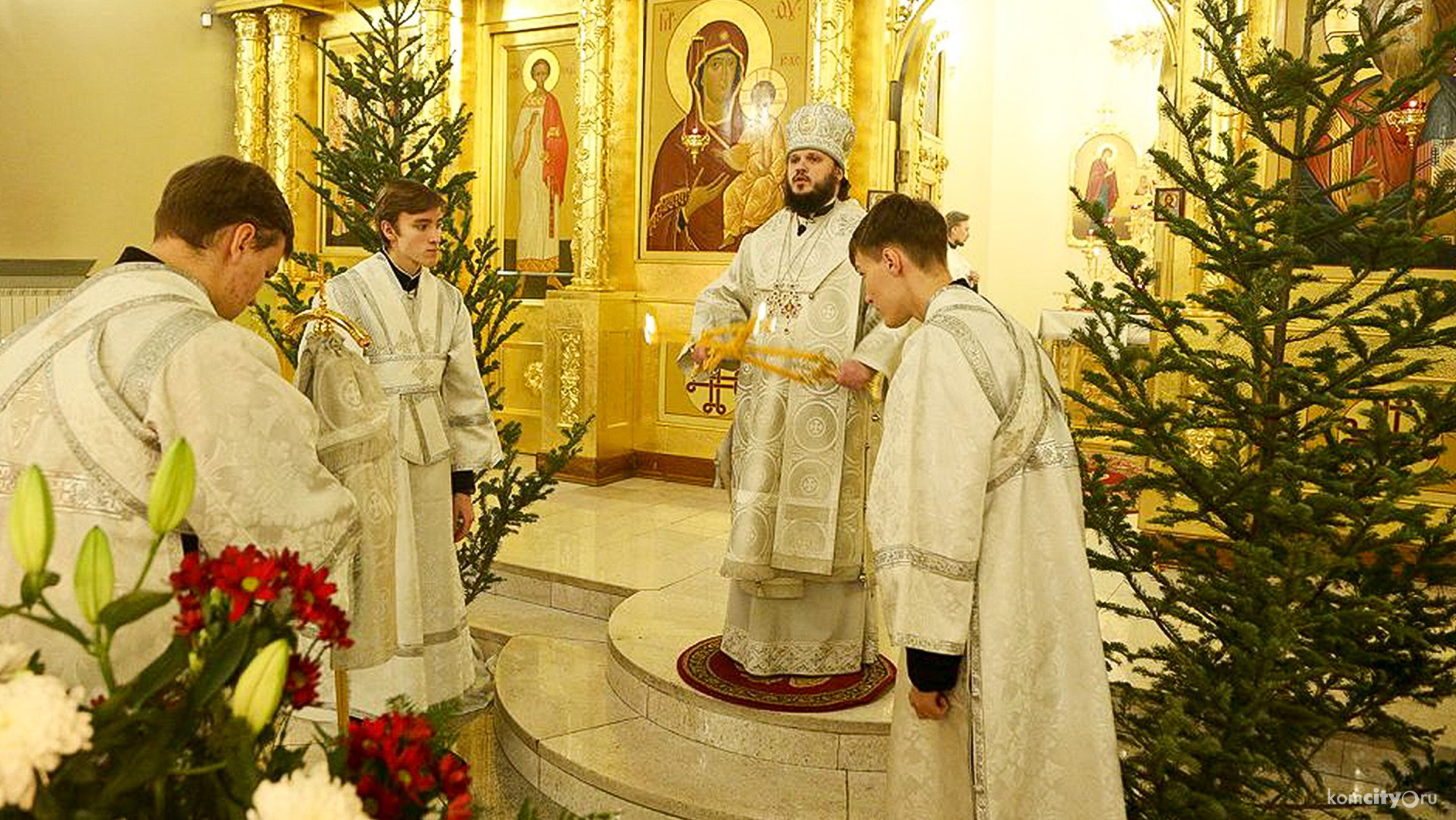 Сегодня в Комсомольске начинаются рождественские службы