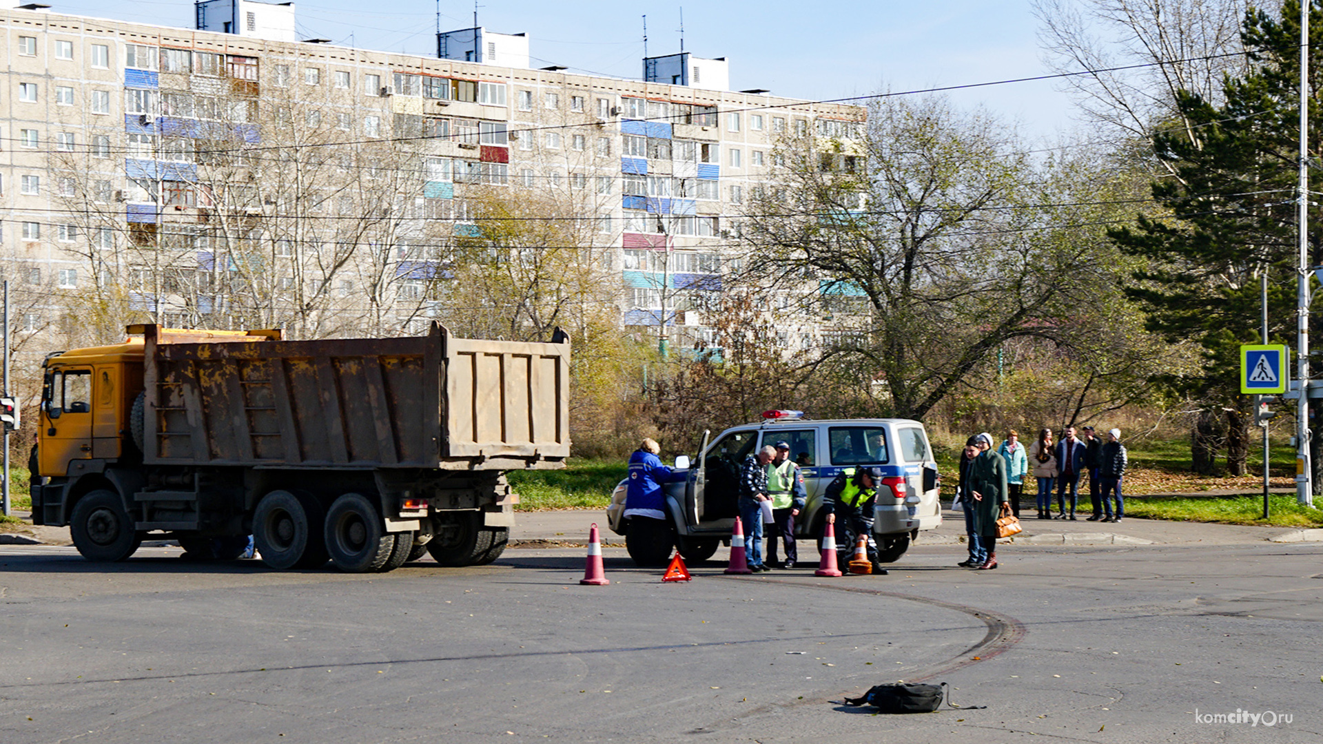 Дело водителя грузовика, насмерть сбившего пешехода на перекрёстке Первостроителей — Вокзальной, направлено в суд