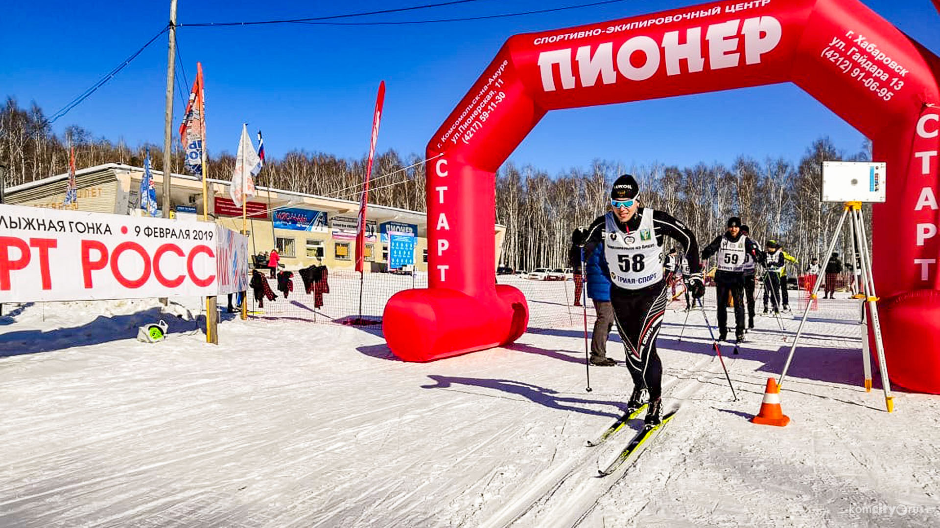 Пожарные победили в чемпионате общества «Динамо» по лыжным гонкам