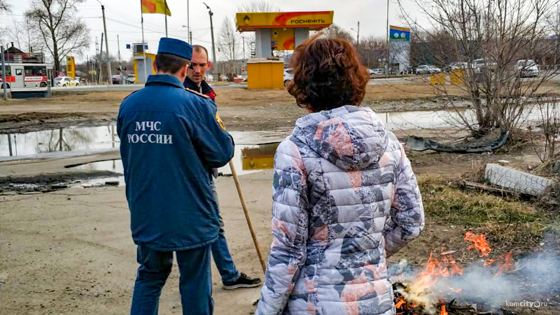 Поджигателей сухой травы привлекли к ответственности