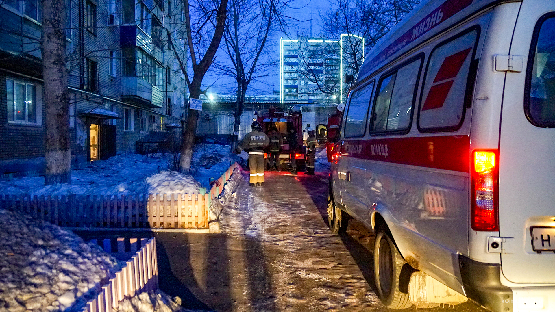 В Ленинском округе на пожаре погибли 4 человека