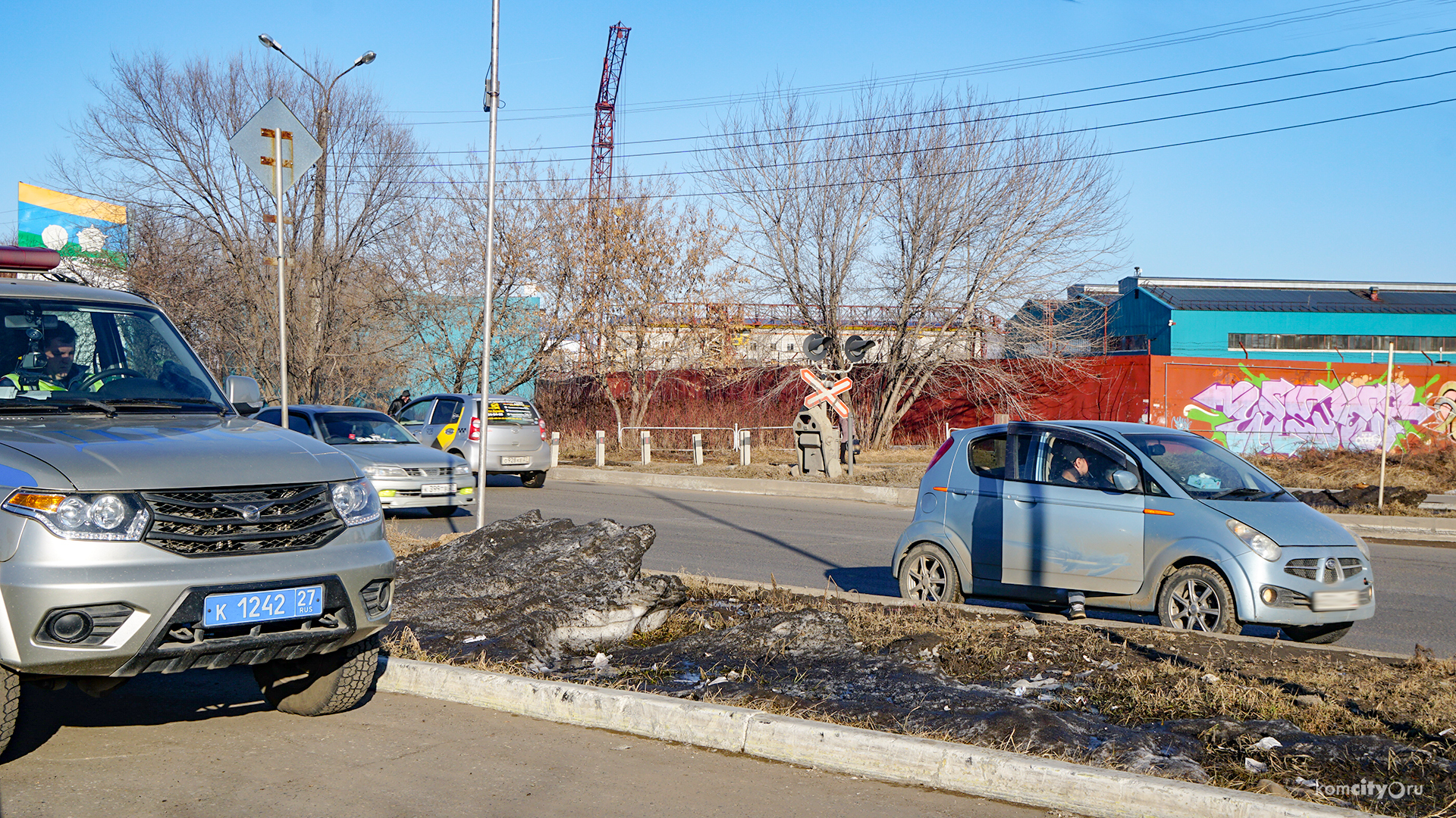 На Комшоссе сбили подростка-нарушителя