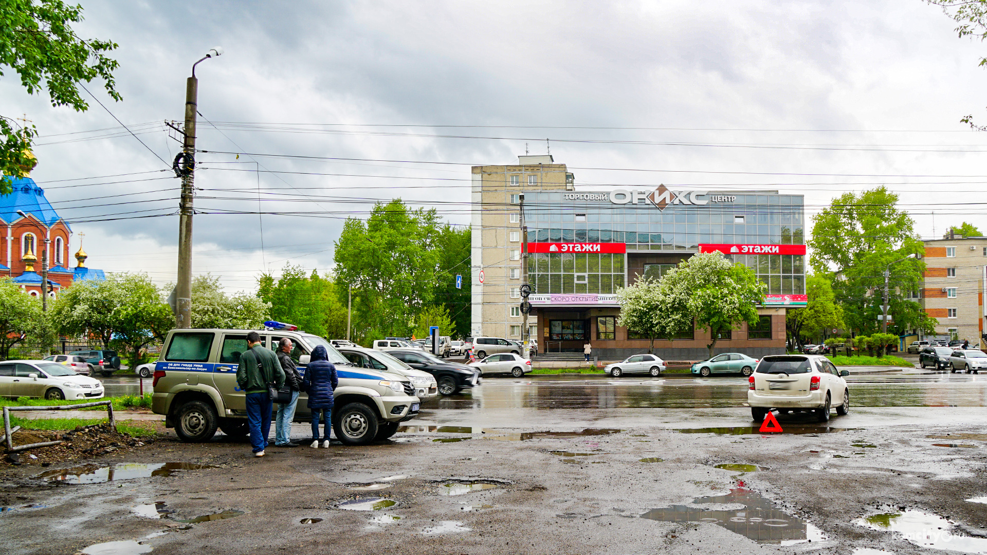 Возле КнАГУ сбили несовершеннолетнюю велосипедистку