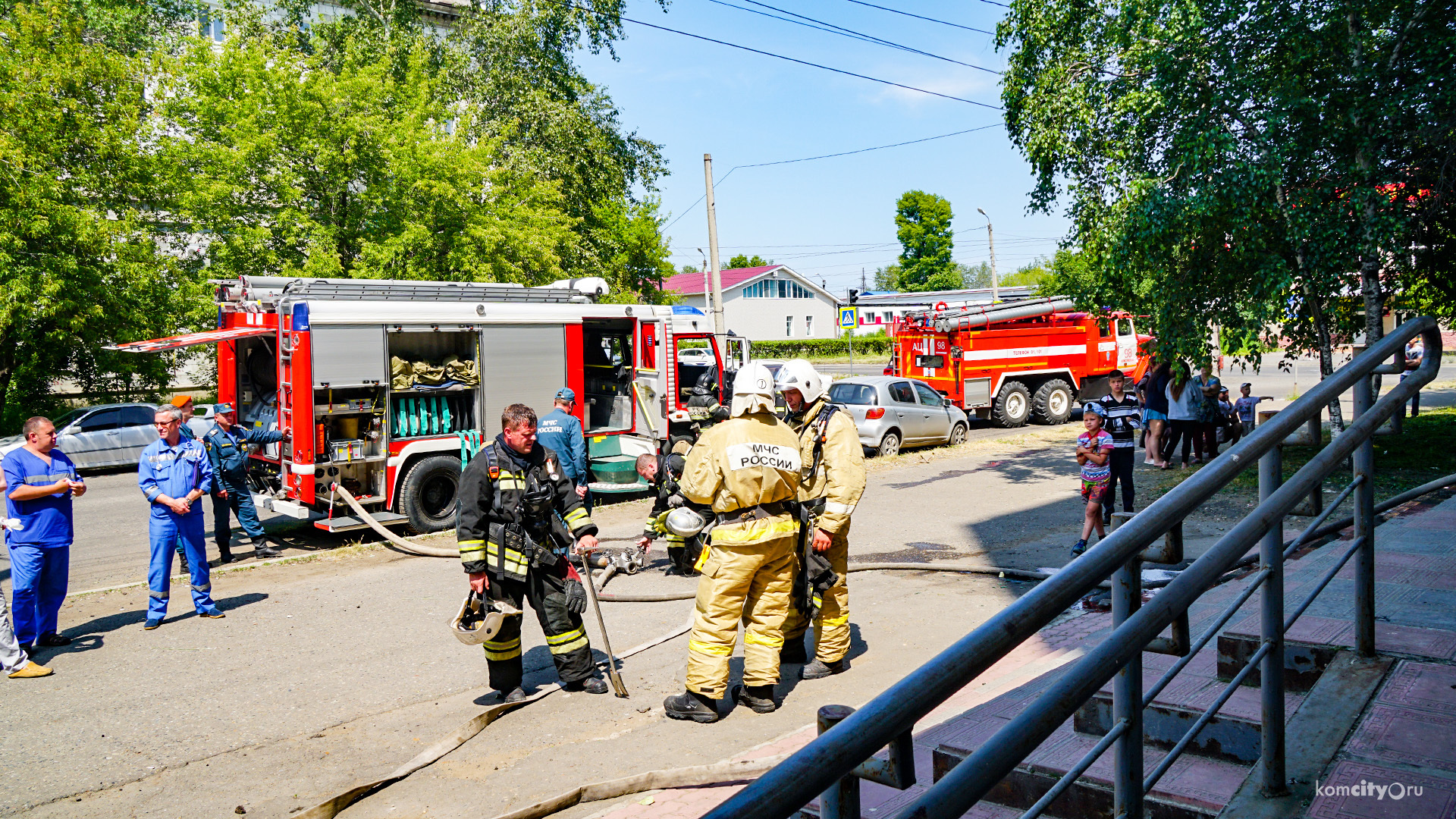 В малосемейке на Кирова потушили пожар