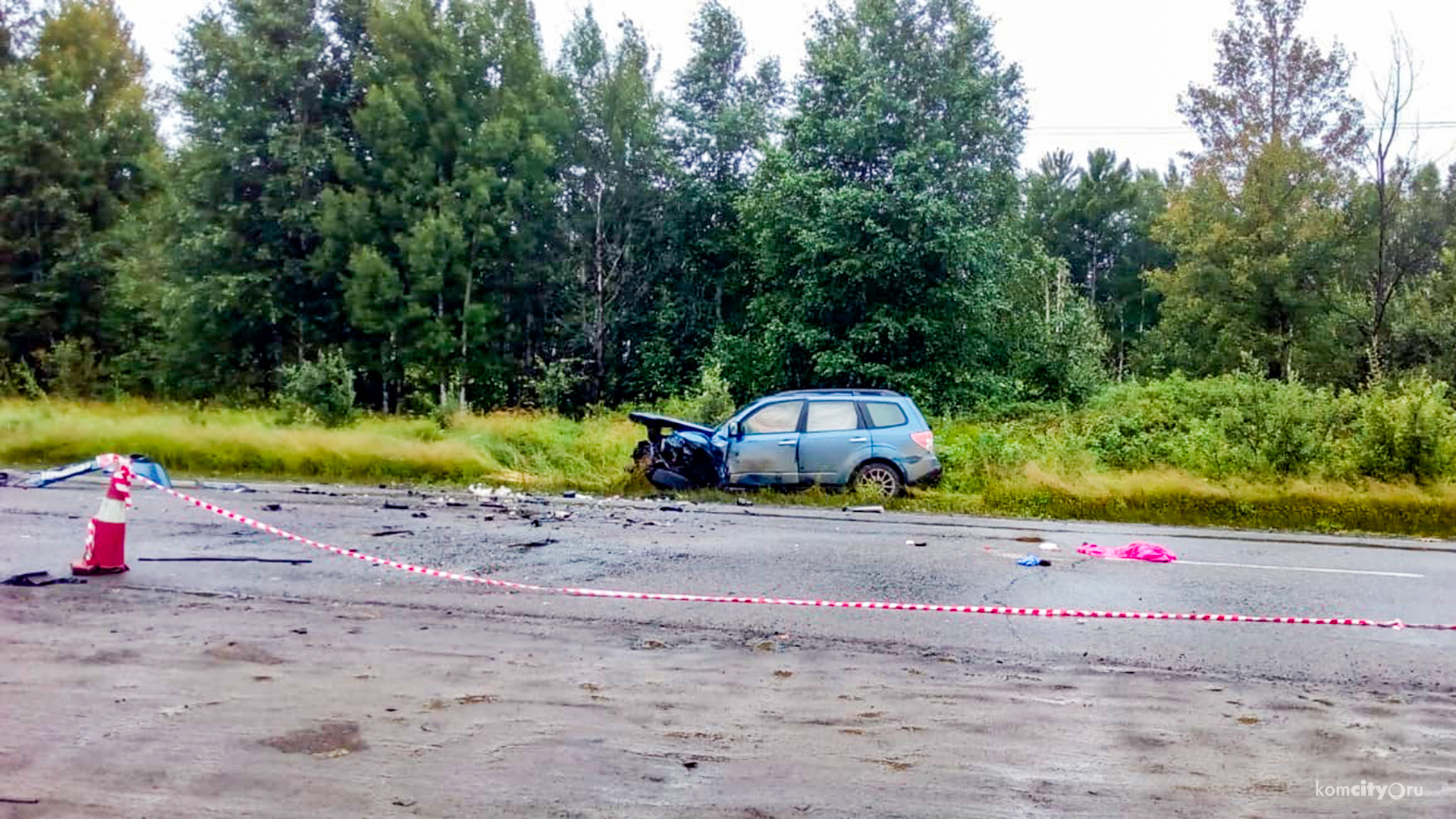 В лобовом столкновении на Хумминском шоссе погиб водитель