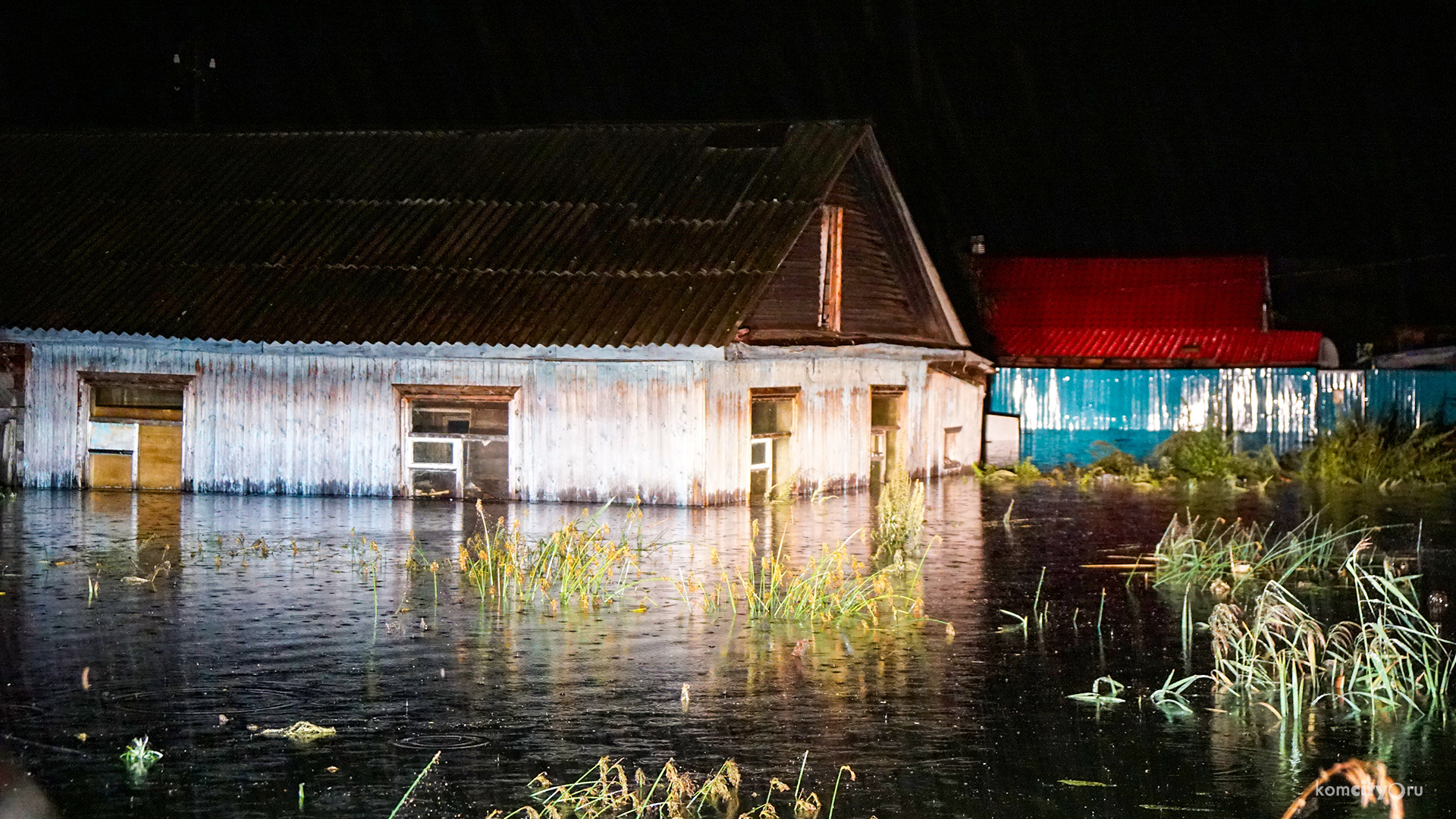 Из-за резкого подъёма воды ночью провели эвакуацию жителей Хорпинского