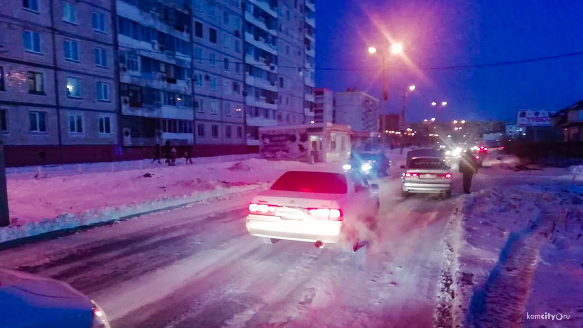 На «новом Ленина» сбили мальчика, перебегавшего дорогу в неположенном месте