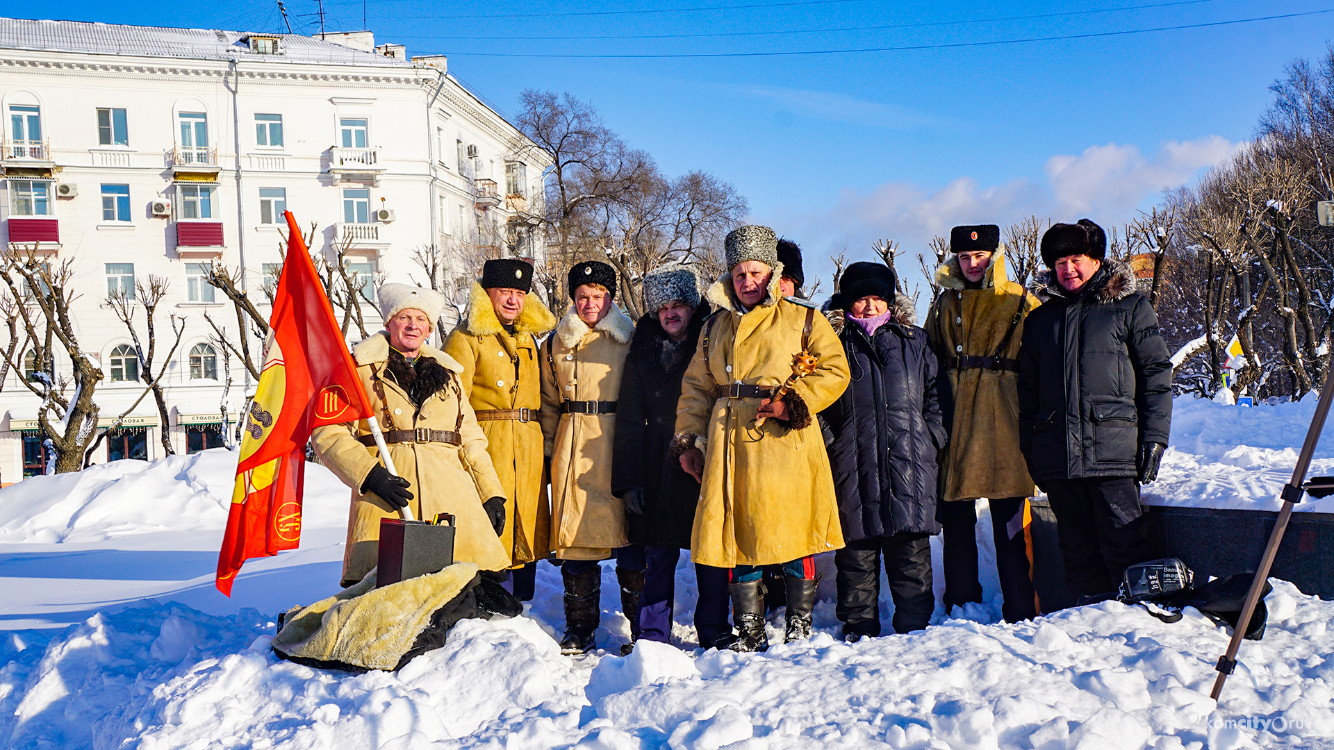 Исторической военной дате посвятили казачий митинг на площади Ленина